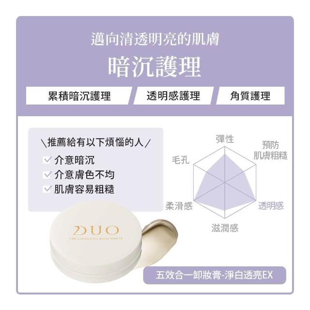 【DUO 麗優】全新升級-卸妝體驗款(五效合一卸妝膏EX 18g任選一入)