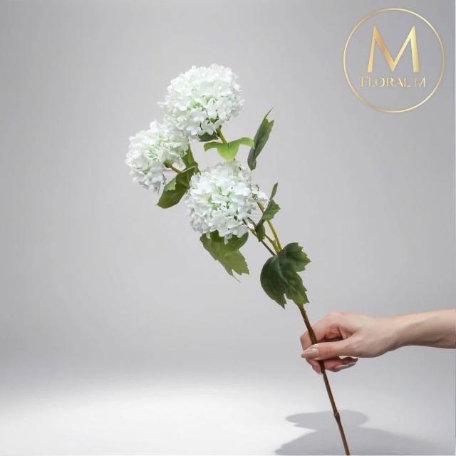 【Floral M】京都夏日繡球仿真花花材1入組(人造花/仿真花/假花/花藝DIY/裝飾花材)