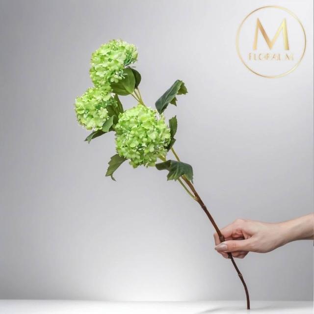 【Floral M】京都夏日繡球仿真花花材1入組(人造花/仿真花/假花/花藝DIY/裝飾花材)