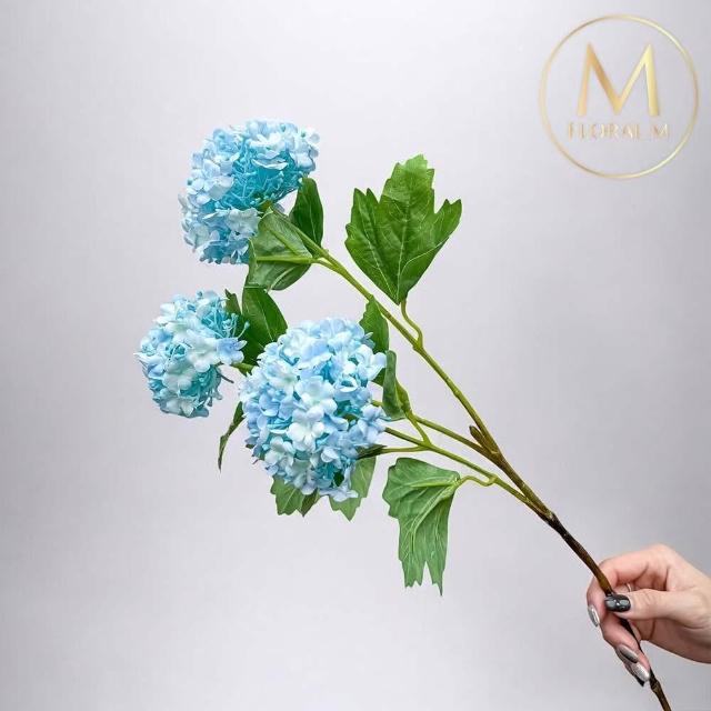 【Floral M】京都夏日繡球仿真花花材1入組(人造花/仿真花/假花/花藝DIY/裝飾花材)