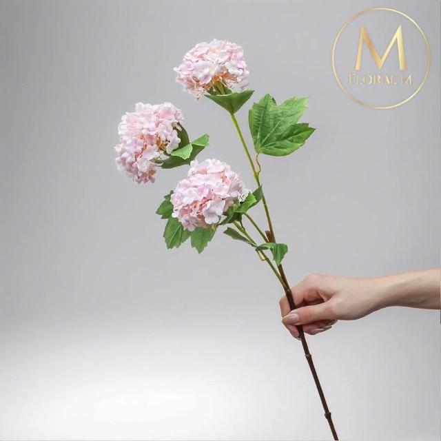 【Floral M】京都夏日繡球仿真花花材1入組(人造花/仿真花/假花/花藝DIY/裝飾花材)