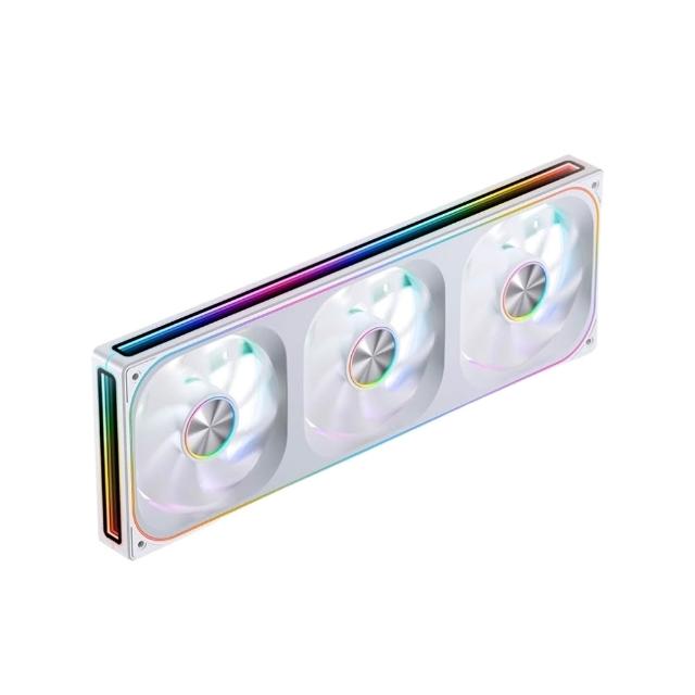 【JONSBO 喬思伯】ZA360 ARGB Gen1 一體式全幅無限鏡風扇 黑/白(3年換新/模組化接頭/TH水冷風扇)