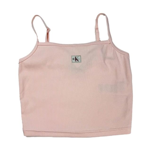 【Calvin Klein】CK 小可愛 細肩帶 女T Calvin Klein 運動穿搭 無袖 夏季穿搭(1352 BU5)