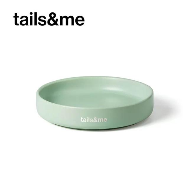 【tails&me 尾巴與我】Everyday 寵物釉彩陶瓷盤 F*3入組(寵物碗、寵物餐具)