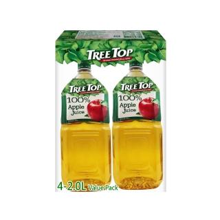 【Tree Top 樹頂】100％純蘋果汁2Lx2箱(共8入)