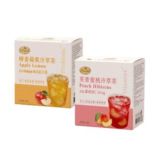 14261835 OL 【曼寧】機能+冷萃茶包4gx10入x 3入組(芙香蜜桃冷萃/檸香蘋果冷萃)