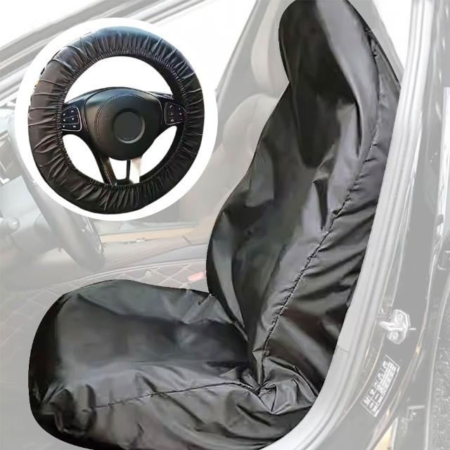 【kurumapop】汽車座椅防汙罩(牛津布椅套 方向盤防汙套 後車廂墊 車用椅套 貨車椅套)