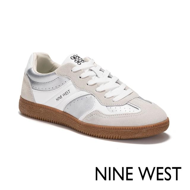 【NINE WEST】真皮復古拼接德訓鞋(多款任選) 窄楦 B楦 厚底 增高 休閒鞋