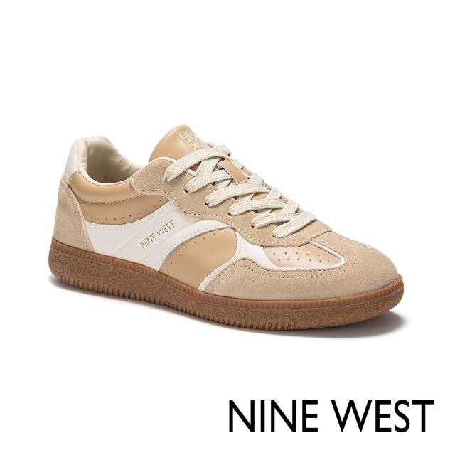 【NINE WEST】真皮復古拼接德訓鞋(多款任選) 窄楦 B楦 厚底 增高 休閒鞋