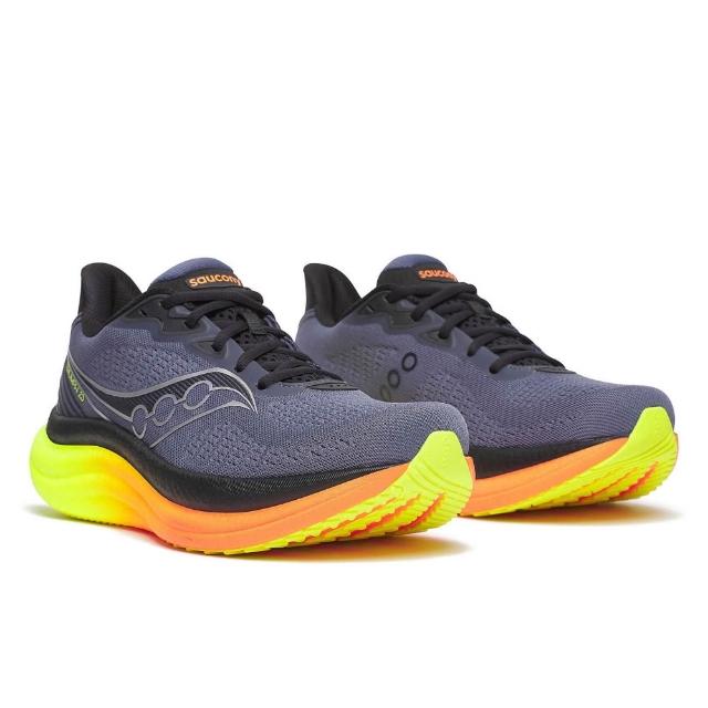 【SAUCONY 索康尼】TRIUMPH 23 男款 一般楦 寬楦 慢跑鞋(S21023 黑 白藍 灰 影灰 化石灰 緩衝 勝利)