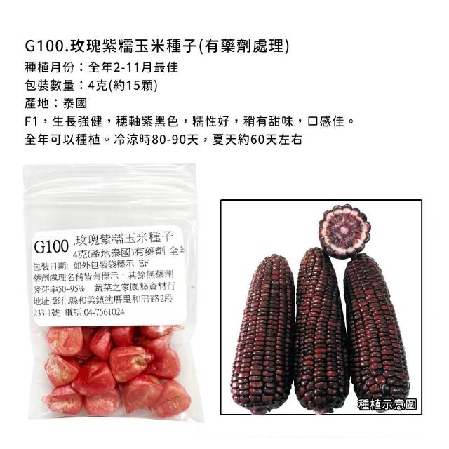 【蔬菜工坊】玉米種子系列-各包裝數量詳見內文及圖片說明(水果玉米 玉米筍 糯玉米 超甜玉米)