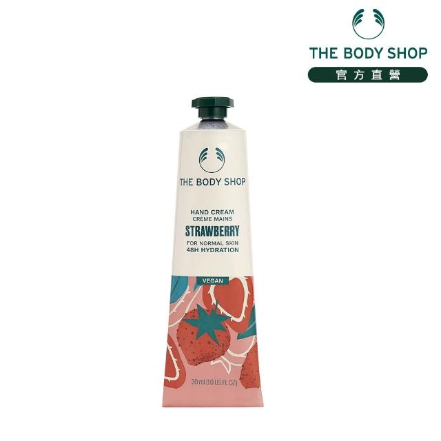 【THE BODY SHOP 美體小舖】果香手霜4入組 多種款式任選(玫瑰/乳油木果/粉紅葡萄柚/草莓/辣木籽/大麻籽)