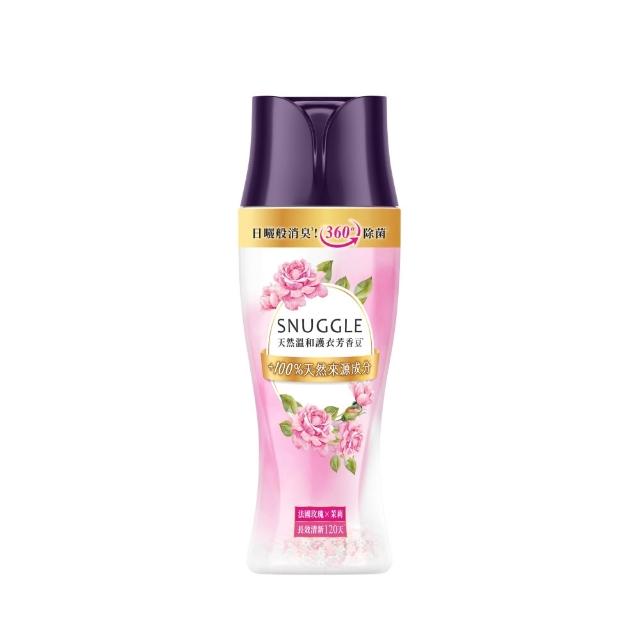 【SNUGGLE】熊寶貝天然溫和護衣芳香豆罐裝 350ml(法國玫瑰X茉莉/藍風鈴X白麝香)