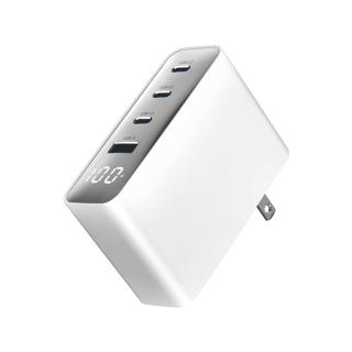 【YOMIX 優迷】100W氮化鎵數據顯示四孔快充充電器(Type-C/USB/筆電快充/豆腐頭/充電頭/I17適用)