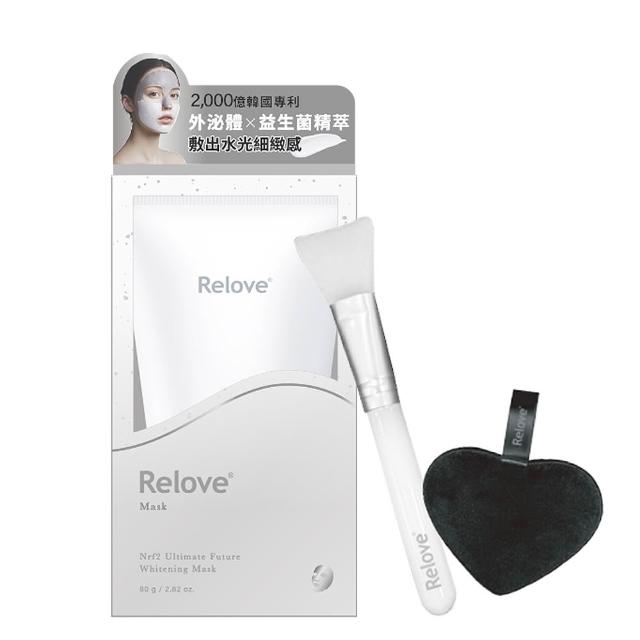 【Relove官方直營】全酵肌泌外泌體拋光嫩皮緊緻4件組(泌膜80ml任選2入+嫩皮水100ml+玻色因乳30ml)
