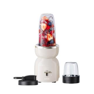 【KINYO】三合一冰沙研磨果汁機 冰沙機(攪拌杯400ml+研磨杯200ml JR-321W)