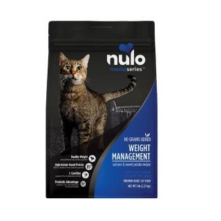 【nulo 諾樂】金牌無穀成貓貓糧 維持體態 5LB/2.27kg(鮭魚.左旋肉鹼)