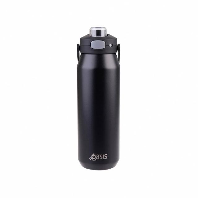 【Oasis】官方直營 澳洲 三層陶瓷彈蓋保溫瓶 750ml(三層保溫結構 304不鏽鋼+銅箔+陶瓷內層)