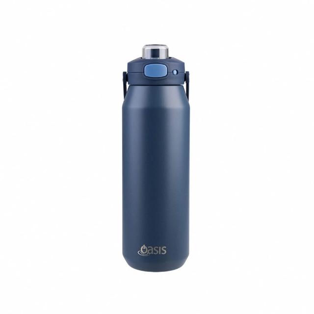 【Oasis】官方直營 澳洲 三層陶瓷彈蓋保溫瓶 750ml(三層保溫結構 304不鏽鋼+銅箔+陶瓷內層)
