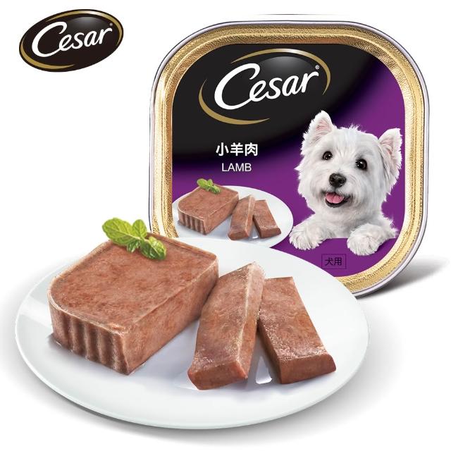 【Cesar 西莎】精緻/風味餐盒 100g*96入(狗罐/犬餐盒/熟齡犬/全齡適用)