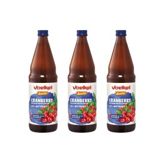 【O’Life 機本生活】Voelkel 蔓越莓汁(750mlx3入/箱)