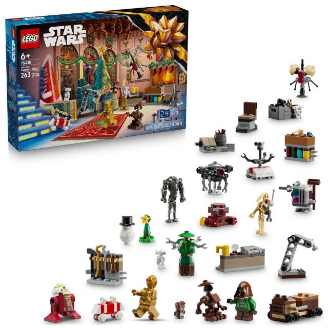 【LEGO 樂高】2025年驚喜月曆_IP系列款(聖誕節 禮物 交換禮物 倒數月曆 聖誕禮物)S