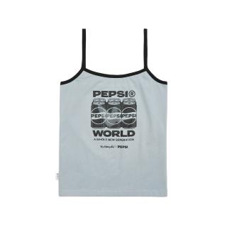 【Mark Gonzales】女款 MG X Pepsi 細肩上衣-藍色(百事可樂聯名)