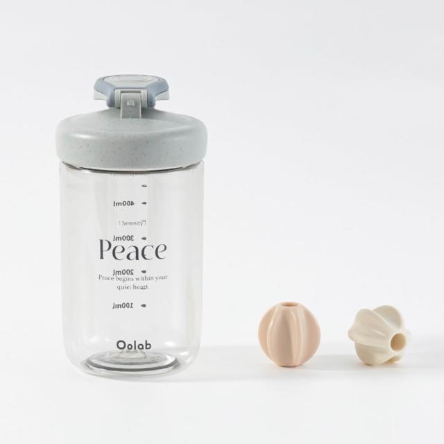 【Oolab 良杯製所】律動蛋白搖搖杯 500ml(防漏/乳清蛋白/搖搖杯/7色任選/攪拌球)