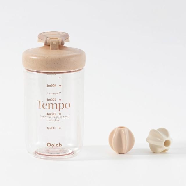 【Oolab 良杯製所】律動蛋白搖搖杯 500ml(防漏/乳清蛋白/搖搖杯/7色任選/攪拌球)