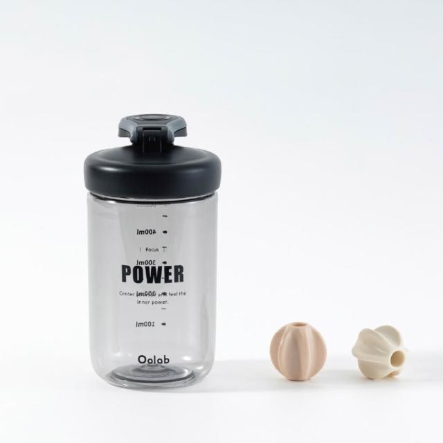 【Oolab 良杯製所】律動蛋白搖搖杯 500ml(防漏/乳清蛋白/搖搖杯/多色任選/攪拌球)