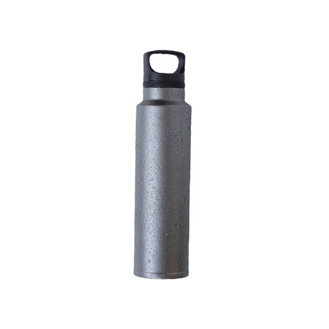 【Titanium 鈦造】鈦造510 鈦色系列-鈦色 510ml(運動水壺 鈦保溫杯 鈦保溫瓶 環保杯 鈦金屬)