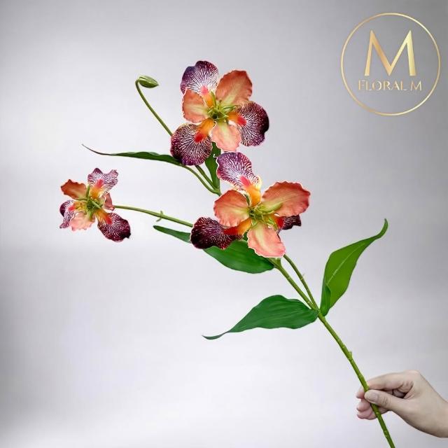 【Floral M】莫內花園愛麗絲鳶尾花仿真花花材1入組(人造花/仿真花/假花/花藝DIY/裝飾花材)