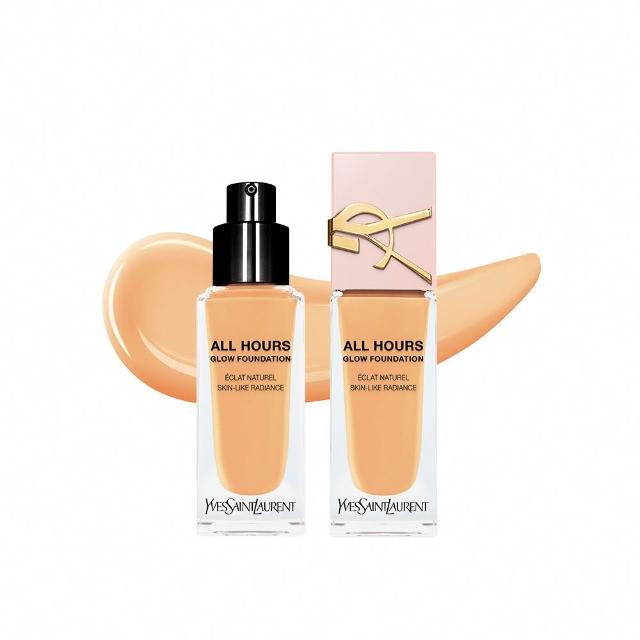 【YSL】官方直營 粉光瓶蜜粉底妝組(恆久完美裸光無瑕粉底露+恆久完美持久柔霧蜜粉)