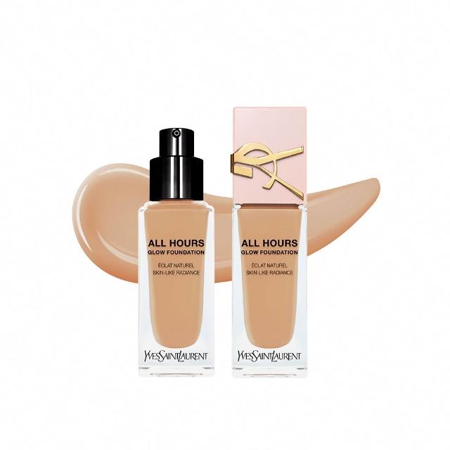 【YSL】官方直營 粉光瓶蜜粉底妝組(恆久完美裸光無瑕粉底露+恆久完美持久柔霧蜜粉)