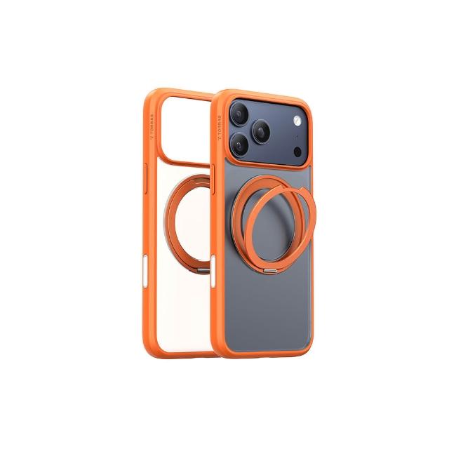 【TORRAS 圖拉斯】Ostand R Magnetic iPhone 17系列 相機按鍵旋轉支架氣囊防摔手機殼