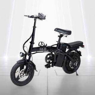 【SKR】現貨 14吋摺疊電動自行車 350W免駕照安全帽可載人 P1小旋風電動輔助自行車 尊爵款 (電輔車)