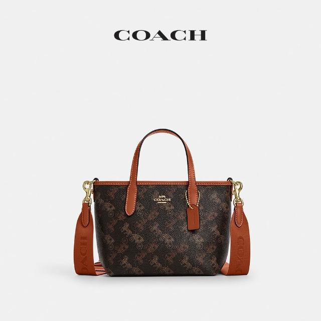 【COACH】蔻馳官方直營 CITY 馬車圖案/經典Logo迷你托特包 托特手袋 斜背包 手提包-多色任選(CCO38/CW032)
