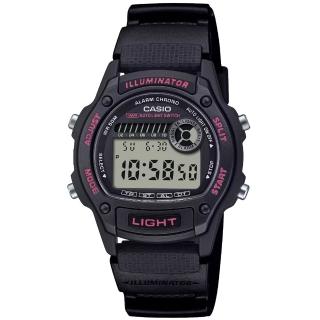 【CASIO 卡西歐】卡西歐野戰電子錶-黑(W-220H-1A2)