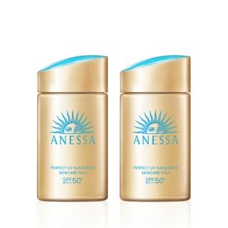 【ANESSA 安耐曬】金鑽高效防曬露NA 5X版 60mLx2入組(情人節禮物/父親節禮物)