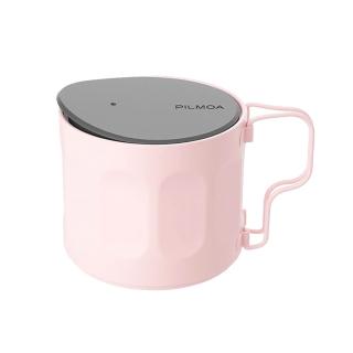 【PILMOA】E500MU 保溫保冰隨身不鏽鋼杯-淡粉 500ml(公司貨)