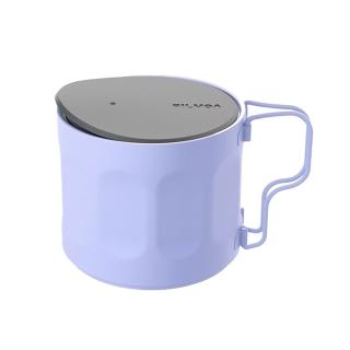 【PILMOA】E500MU 保溫保冰隨身不鏽鋼杯-淡紫 500ml(公司貨)