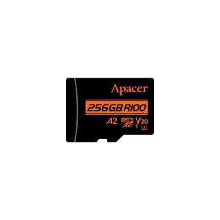【Apacer 宇瞻】256GB MicroSDXC U3 V30 A2 Class10 記憶卡(100MB/s)
