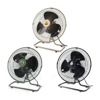 【樂活不露】12吋360度靜音型工業風扇(工業用桌扇 露營電扇 戶外電風扇 帳篷風扇 靜音電扇)