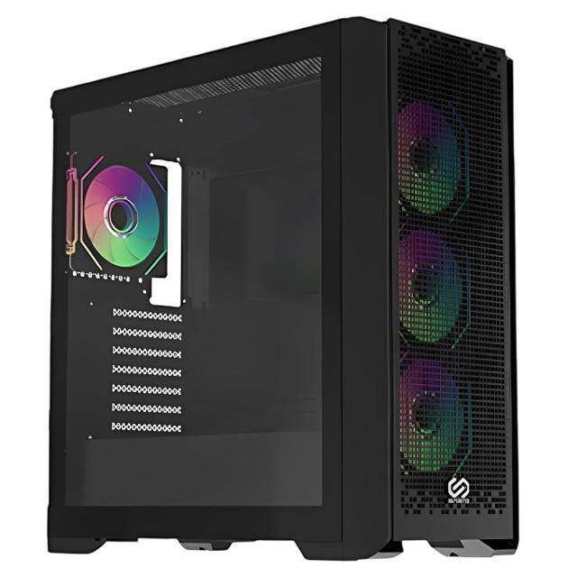 【華碩平台】I3 四核 RTX 5070 {靖奇神殿V}WIFI電競機(I3-14100F/B760/32G D4/1TB)