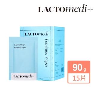 【LACTOMEDI】益生菌調理女性私密衛生清潔濕紙巾15片裝 (平行進口)