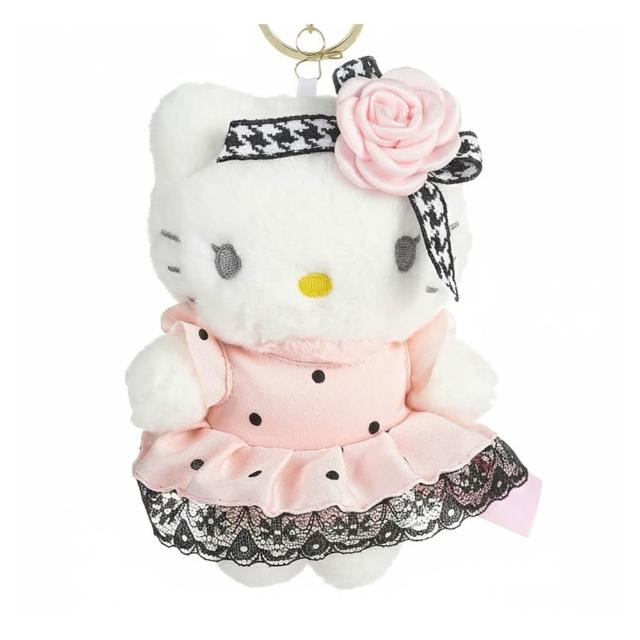 【SANRIO 三麗鷗】Hello Kitty全系列名牌包吊飾 高級名媛風小香風凱蒂貓鑰匙圈(閨蜜女友生 