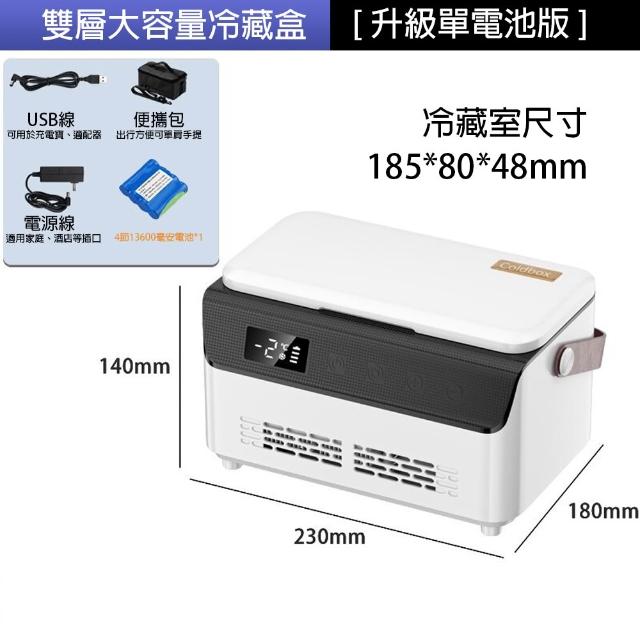 小冰箱 便攜冷藏盒 數顯控溫 車家兩用 行動冰箱 BY-500