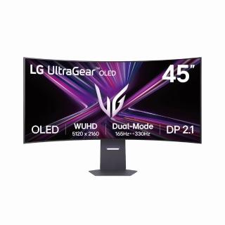【LG 樂金】45GX950A-B OLED 21:9 5K2K 曲面雙模式電競螢幕(45吋/800R/雙模式切換/10W喇叭)
