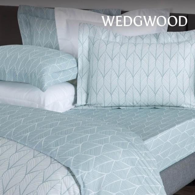 【WEDGWOOD】印花薄被套床包枕套四件組 加大(天絲純棉任選｜60支300織)