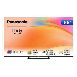 【Panasonic 國際牌】55型4K Mini LED 144Hz聯網顯示器_無視訊盒_送壁掛安裝(TV-55W95BGT)
